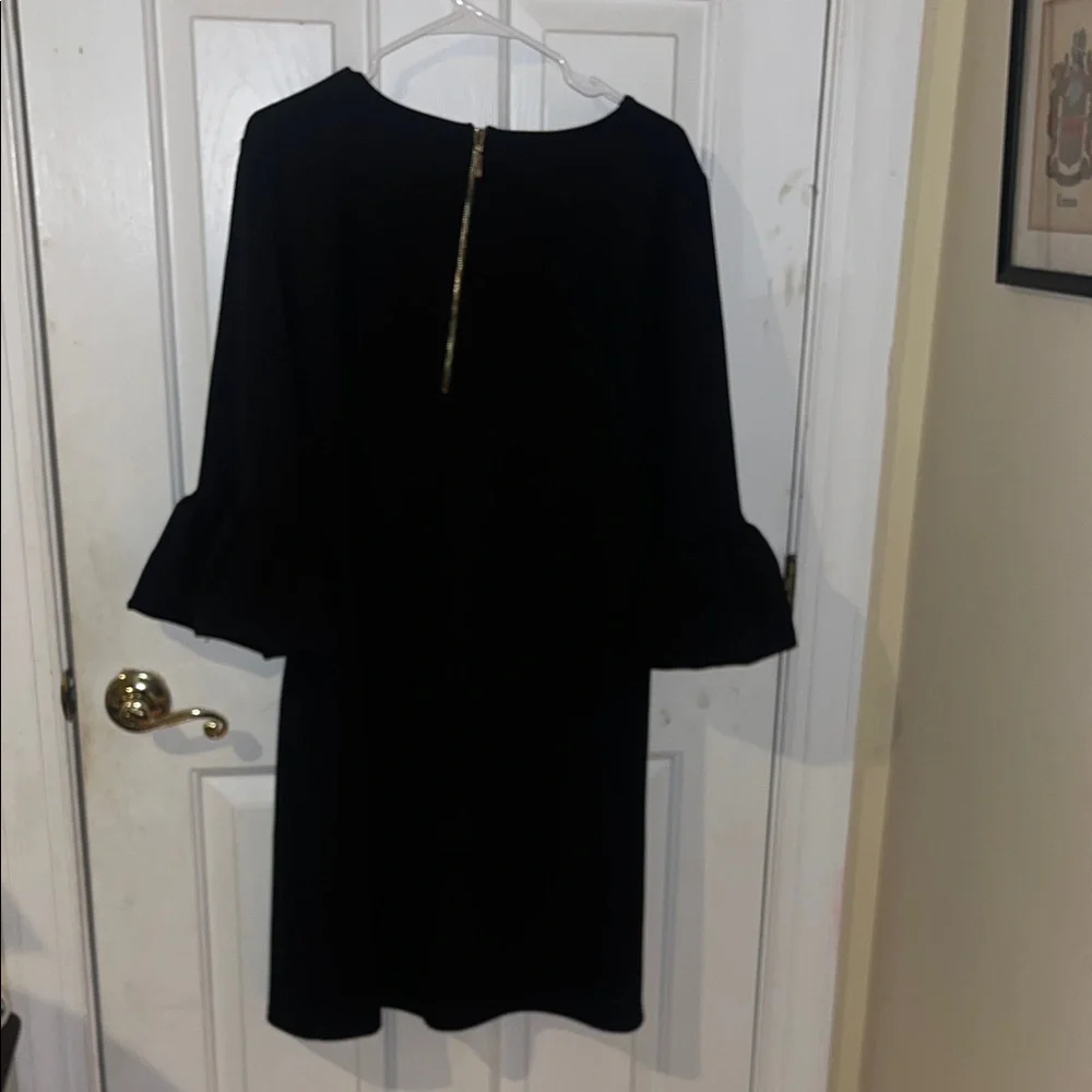 Nina Leonard Black Long Sleeve Dress - Picture 4 of 6